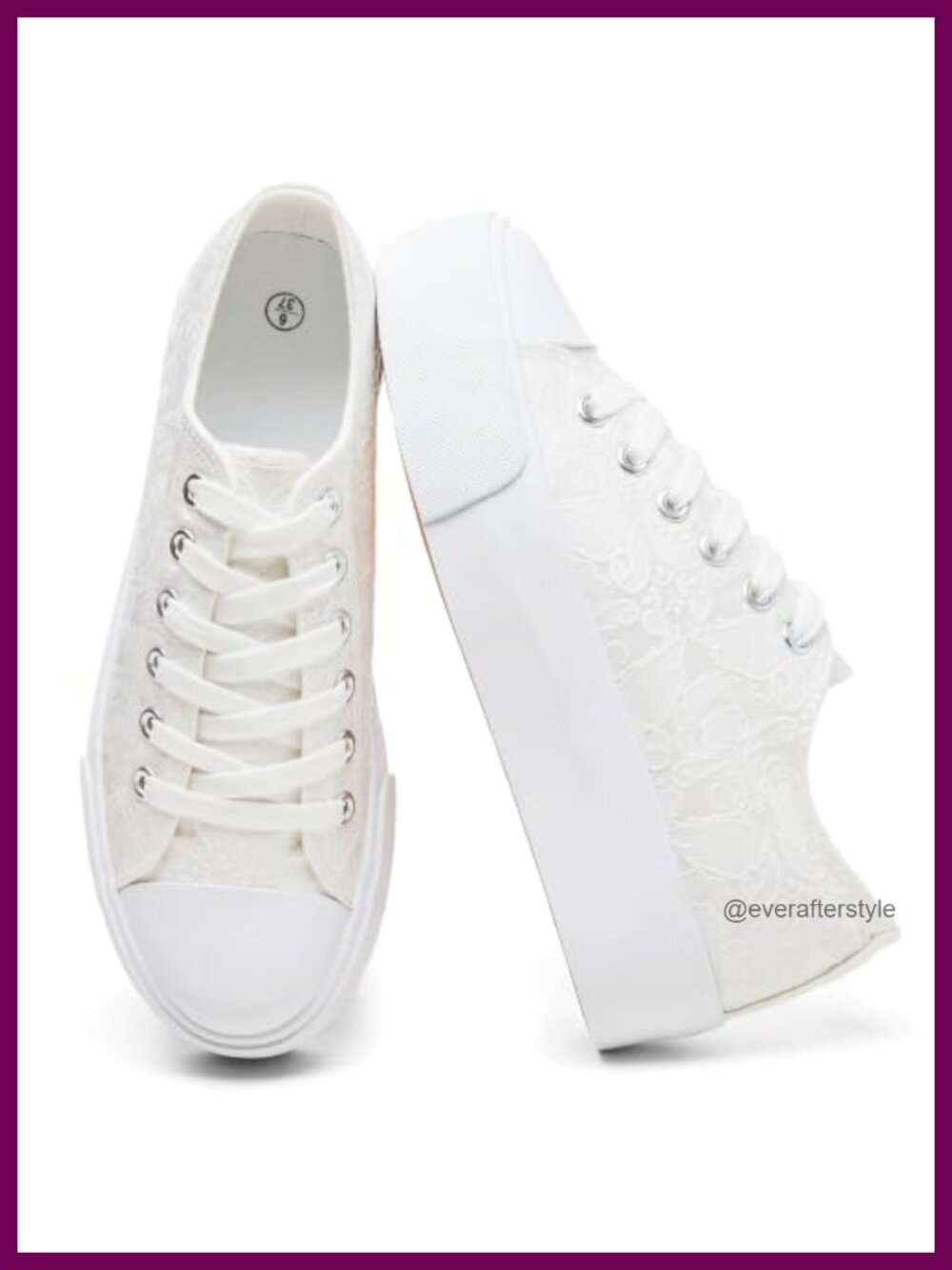 Womens Platform Canvas Sneakers Low Top Fashion Tennis Shoes